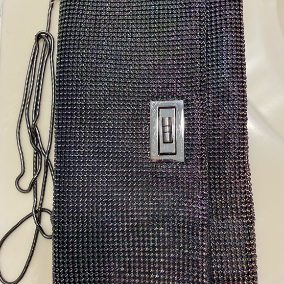 BCBG Maxazria irridescent clutch purse. - Picture 2 of 4